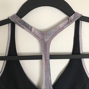BlackMarbled Grey Bra